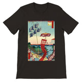 'Kanasugi Bridge and Shibaura' by Hiroshige, 1857 - T-Shirt