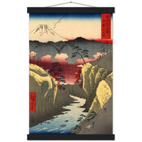 'Inume Pass in Kai Province' by Hiroshige, 1858 - Wall Art