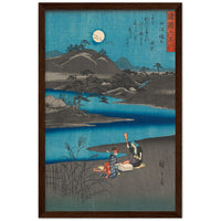 'Washerwomen in Settsu' by Hiroshige, 1857 - Wall Art