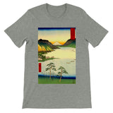 'Lake Suwa, Shinano Province' by Hiroshige, 1858 - T-Shirt