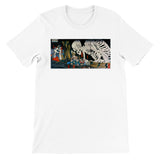 'Takiyasha the Witch and the Skeleton Spectre' (Combined Triptych) by Kuniyoshi, ca. 1844 - T-Shirt