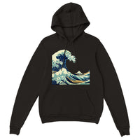 'The Great Wave Off Kanagawa' by Hokusai, ca. 1830 - Hoodie (no background)