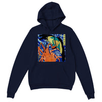 'Phoenix and Lobster' by Kuniyoshi, 1837 - Hoodie