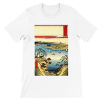 'The Tone River At Konodai' by Hiroshige, 1858 - T-Shirt