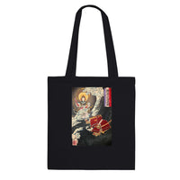 'Hojo Tokimasa Praying to the Sea Goddess' by Yoshitoshi, ca. 1885 - Tote Bag