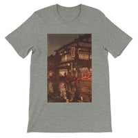 'Kagurazaka Street After A Night Rain' by Yoshida Hiroshi, 1929 - T-Shirt