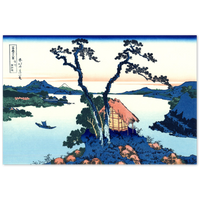 'Lake Suwa in Shinano Province' by Hokusai, ca. 1830