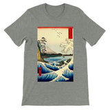 'The Sea at Satta, Suruga' Province' by Hiroshige, 1858 - T-Shirt