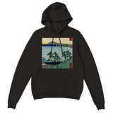 'Oiso: Saigyo's Hermitage at Shigitatsu Marsh' by Hiroshige, 1855 - Hoodie