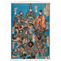 'One Hundred And Eight Heroes of the Shuihuzhuan' (Print 1) by Kuniyoshi, ca. 1830