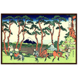 'Hodogaya on the Tokaido Road' by Hokusai, ca. 1830