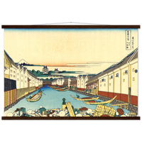 'Nihonbashi Bridge in Edo' by Hokusai, ca. 1830