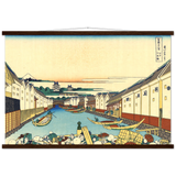 'Nihonbashi Bridge in Edo' by Hokusai, ca. 1830