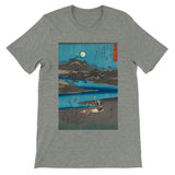 'Washerwomen in Settsu' by Hiroshige, 1857 - T-Shirt