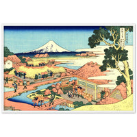 'A View of Fuji from the Tea Plantation of Katakura in Suruga Province' by Hokusai, ca. 1831