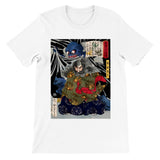 'The Black Cloud Prince Attacked By A Giant Spider' by Yoshitoshi, 1867 - T-Shirt