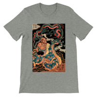 'The Sage Nagasaina Sonja Summoning A Dragon From A Bowl' by Kuniyoshi, 1836 - T-Shirt