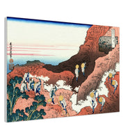 'Mountain Climbers' by Hokusai, ca. 1831