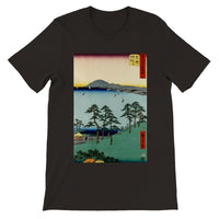 'Oiso: Saigyo's Hermitage at Shigitatsu Marsh' by Hiroshige, 1855 - T-Shirt