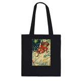 'Snow At Yoshino' by Yoshitoshi, 1867 - Tote Bag