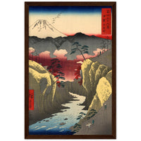 'Inume Pass in Kai Province' by Hiroshige, 1858 - Wall Art