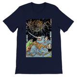 'Minamoto no Yorimitsu Is Attacked By A Demon Spider' by Kuniyoshi, ca. 1820 - T-Shirt