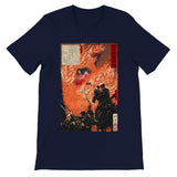 'Kamitsukeno Yatsunada Attacking Saohime's Castle' by Yoshitoshi, 1880 - T-Shirt