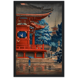 'Rain At Asakusa Kannon Temple' by Tsuchiya Koitsu, 1933