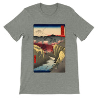 'Inume Pass in Kai Province' by Hiroshige, 1858 - T-Shirt