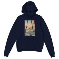 'Sukiyagashi in Tokyo' by Hiroshige, 1858 - Hoodie