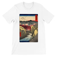 'Inume Pass in Kai Province' by Hiroshige, 1858 - T-Shirt