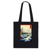 'The Sea at Satta, Suruga' Province' by Hiroshige, 1858 - Tote Bag