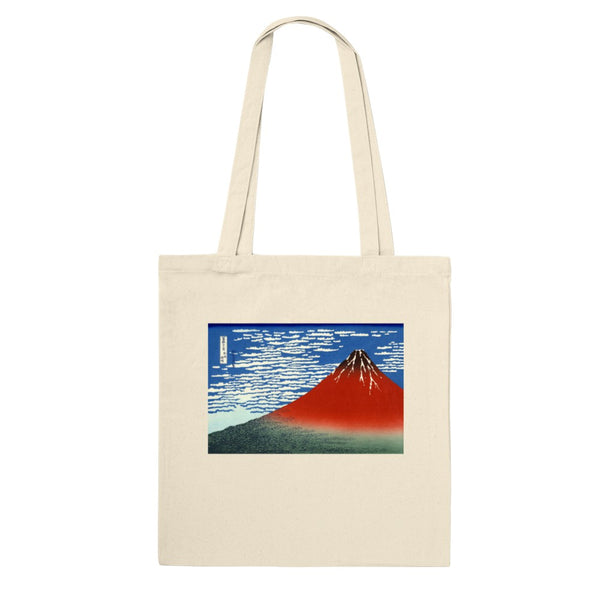 'South Wind, Clear Weather' by Hokusai, ca. 1830 - Tote Bag