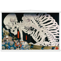 'Takiyasha the Witch and the Skeleton Spectre' (Middle And Right Panels) by Kuniyoshi, ca. 1844