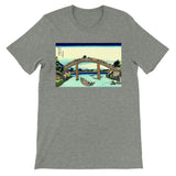 'Under Mannen Bridge at Fukagawa' by Hokusai, ca. 1830 - T-Shirts