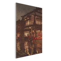 'Kagurazaka Street After A Night Rain' by Yoshida Hiroshi, 1929 - Wall Art