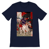 'Sakanoue Tamuramaro in a Rain of Arrows' by Yoshitoshi, 1876 - T-Shirt