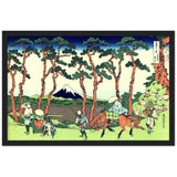 'Hodogaya on the Tokaido Road' by Hokusai, ca. 1830