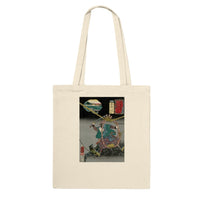 'Musa: Miyamoto Musashi' by Kuniyoshi, 1852 - Tote Bag