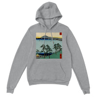 'Oiso: Saigyo's Hermitage at Shigitatsu Marsh' by Hiroshige, 1855 - Hoodie