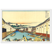 'Nihonbashi Bridge in Edo' by Hokusai, ca. 1830