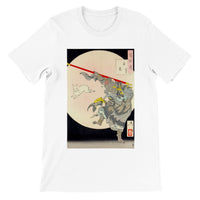 'The Monkey King and the Moon Rabbit' by Yoshitoshi, 1889 - T-Shirt