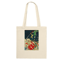 'Snow At Yoshino' (Left Panel) by Yoshitoshi, 1867 Tote Bag