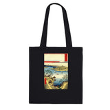 'The Tone River At Konodai' by Hiroshige, 1858 - Tote Bag