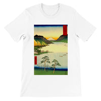 'Lake Suwa, Shinano Province' by Hiroshige, 1858 - T-Shirt