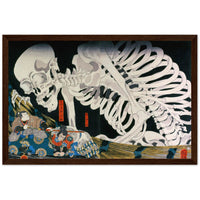 'Takiyasha the Witch and the Skeleton Spectre' (Middle And Right Panels) by Kuniyoshi, ca. 1844