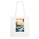 'The Sea at Satta, Suruga' Province' by Hiroshige, 1858 - Tote Bag