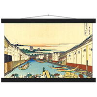 'Nihonbashi Bridge in Edo' by Hokusai, ca. 1830