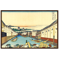 'Nihonbashi Bridge in Edo' by Hokusai, ca. 1830