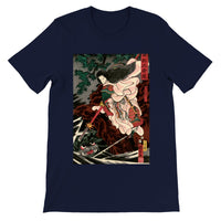 'Princess Kamigashi Attacking An Earth Spider' by Kuniyoshi, 1855 - T-Shirt